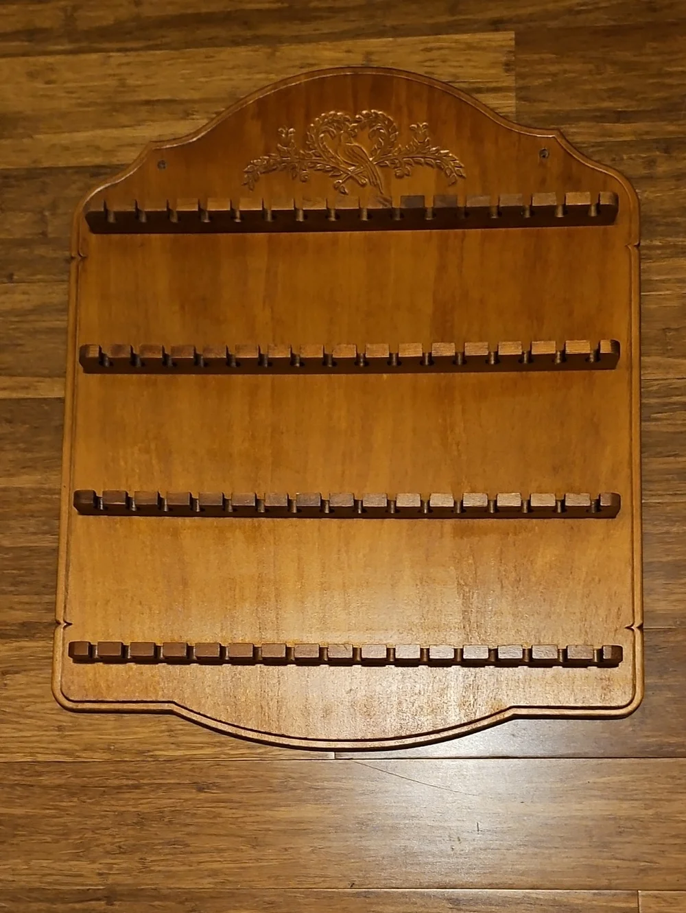 Wooden Wall Spoon Collection Display